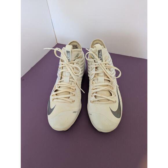 Nike Mike Trout White Baseball Cleats. Men's Size US 11. Metal studs. - Picture 3 of 8